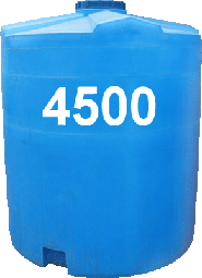 Ємність вертикальна кругла 4500 літрів ПластБак