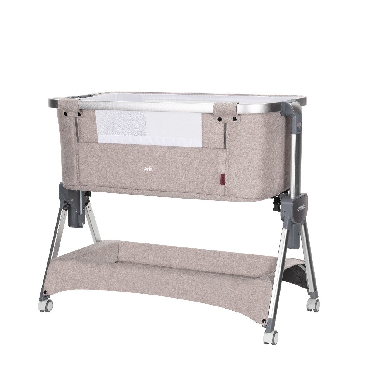 Дитяче приставне ліжечко Carrello Aria CRL-16402, Cream Beige