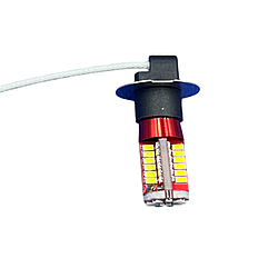 Автомобільні світлодіодні LED/ЛІД лампи у фару H3 12V 57 SMD