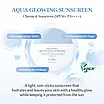 Сонцезахисний зволожуючий крем Dr. Althea Aqua Glowing Sunscreen SPF50, 45 мл, фото 4