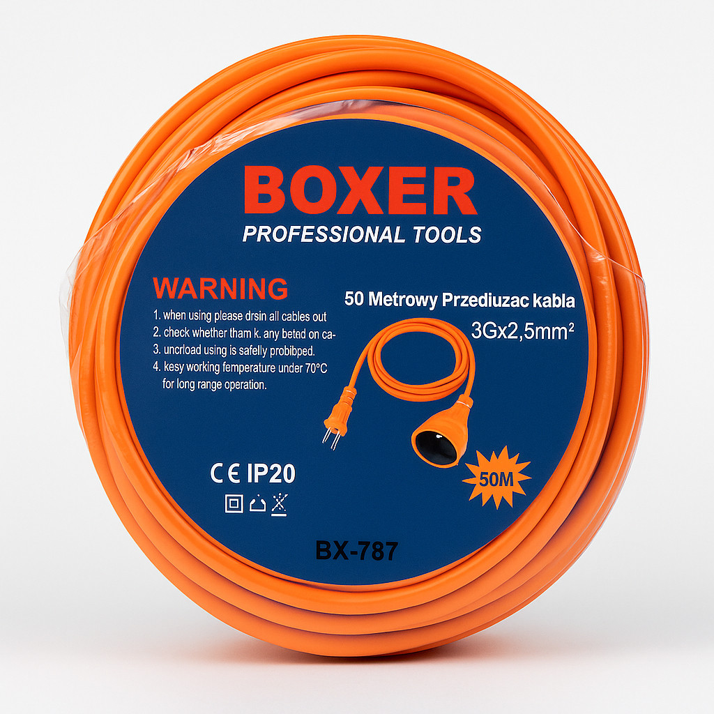 Подовжувач BOXER BX-787 50 м