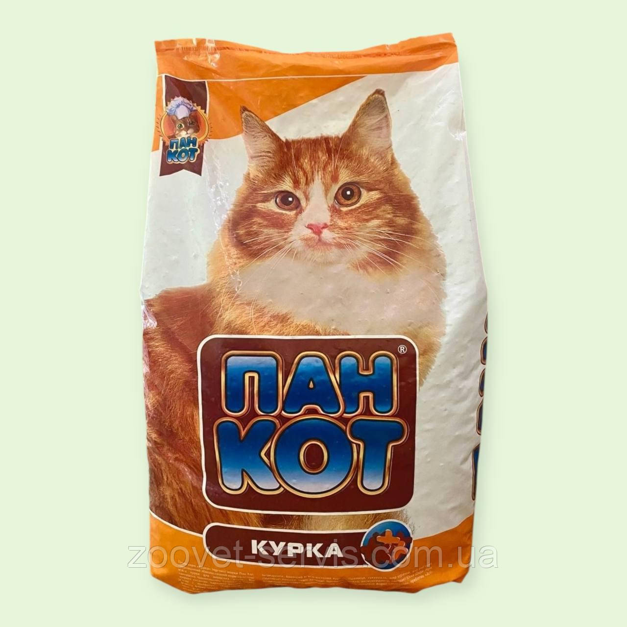 Сухий корм для дорослих кішок з помірною активністю Пан Кіт курка 10 кг