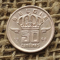 50 сантимiв 1968 року. Бельгiя