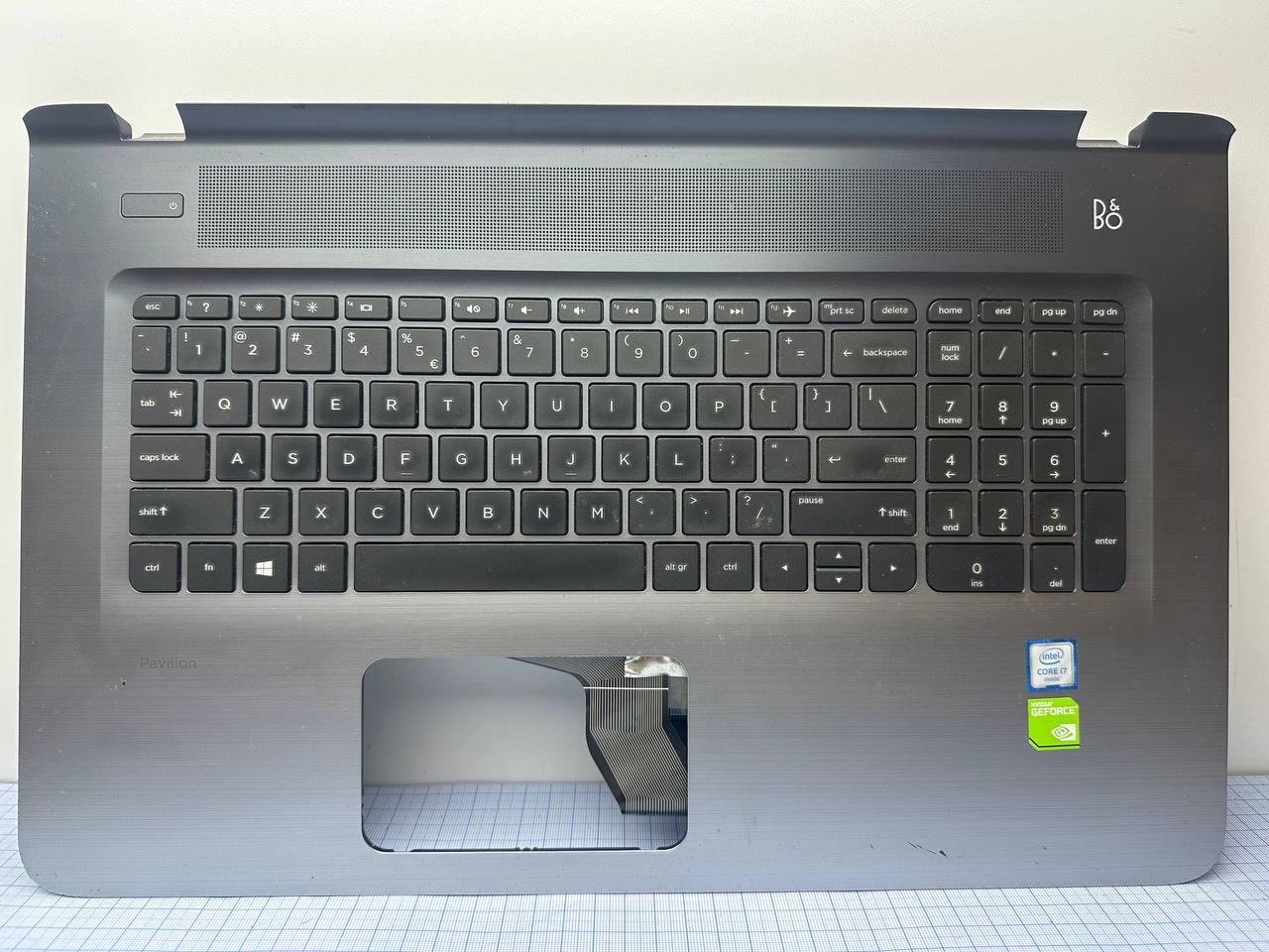 HP 17-g 17-e Корпус C (топкейс, середня частина+ клавіатура) EAX18006010 3.5A б/в, фото 1