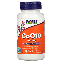 CoQ10 100 мг Now Foods 90 капсул