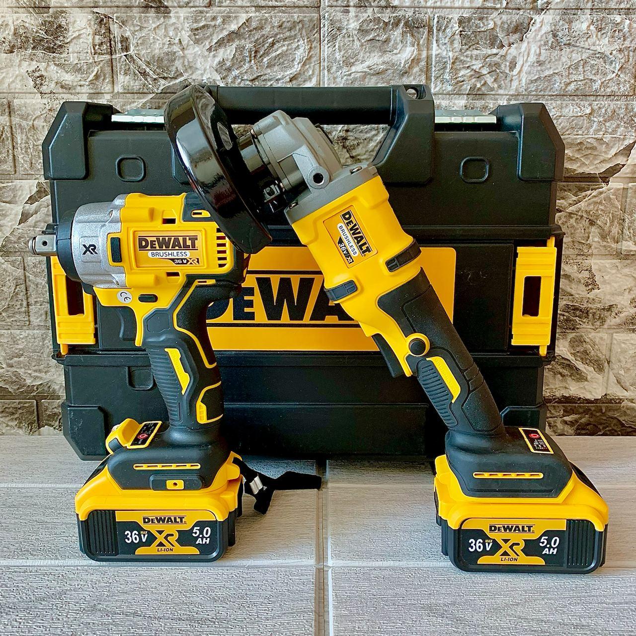 Набір акумуляторного інструменту Dewalt 2в1 — Гайковерт DeWalt DCF 887N, болгарка Dewalt DCG405