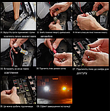 Led лампи ДХО в повороти P21W 1156 150° 20w 12v CAN-BUS (обманка) - жовтий/білий колір, фото 6