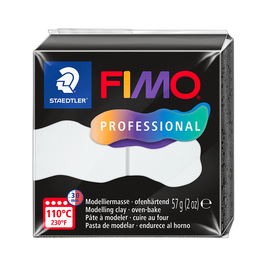 Пластика Professional, Біла, 57г, Fimo, фото 1