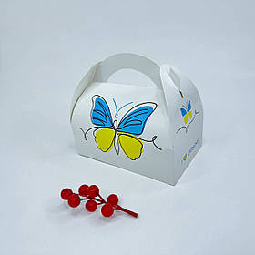 Коробка для подарунків і сувенірів, 170*100*80 мм, без вікна, "Україна"