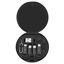 Органайзер з перехідниками для телефона 60 ВТ TYPE-C MICRO USB LIGHTING USB A POWER POD, фото 3