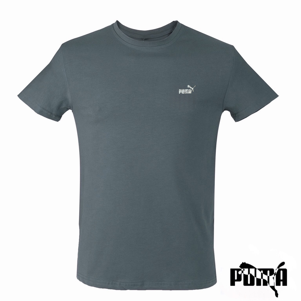 Чоловіча однотонна трикотажна футболка Puma