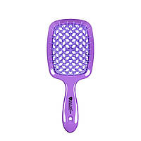 Щітка для волосся Salon Professional продувна 20 см SP0099 SL масажні гребінці для волосся Фіолетовий