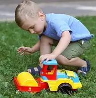 Трактор з катком 8010  ТехноК — будівельна гра для малюків