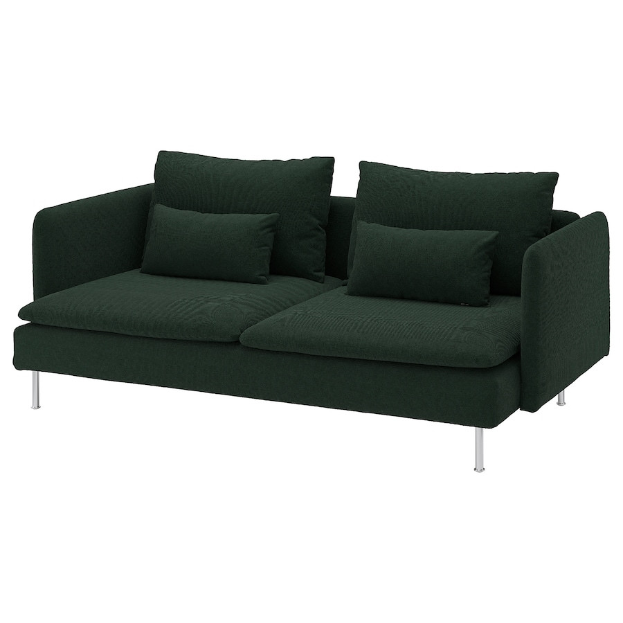 Диван 3-місний IKEA SÖDERHAMN Темно-зелений Tallmyra 594.306.49