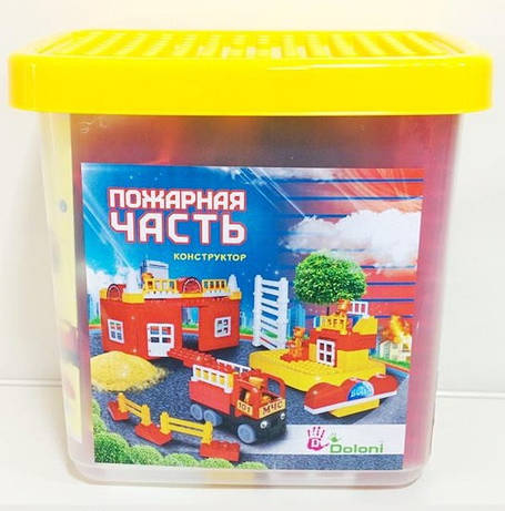 Конструктор блоковий Пожежна частина, фото 1