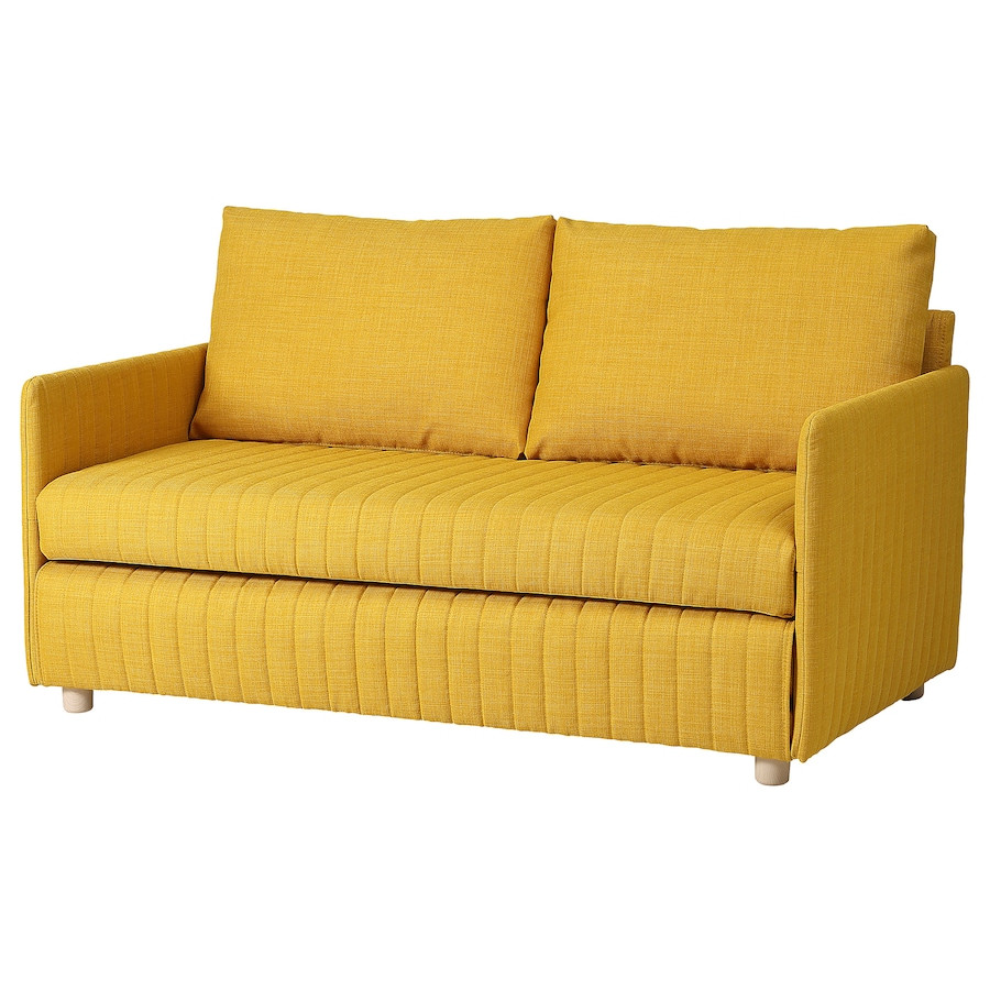 Диван-ліжко IKEA FRIDHULT Жовтий 005.754.46