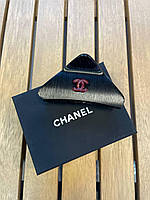 Шанель / Chanel заколка-краб чорний