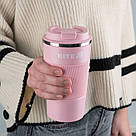 Термокружка Kite K25-458-3, 510 мл, рожева, фото 6