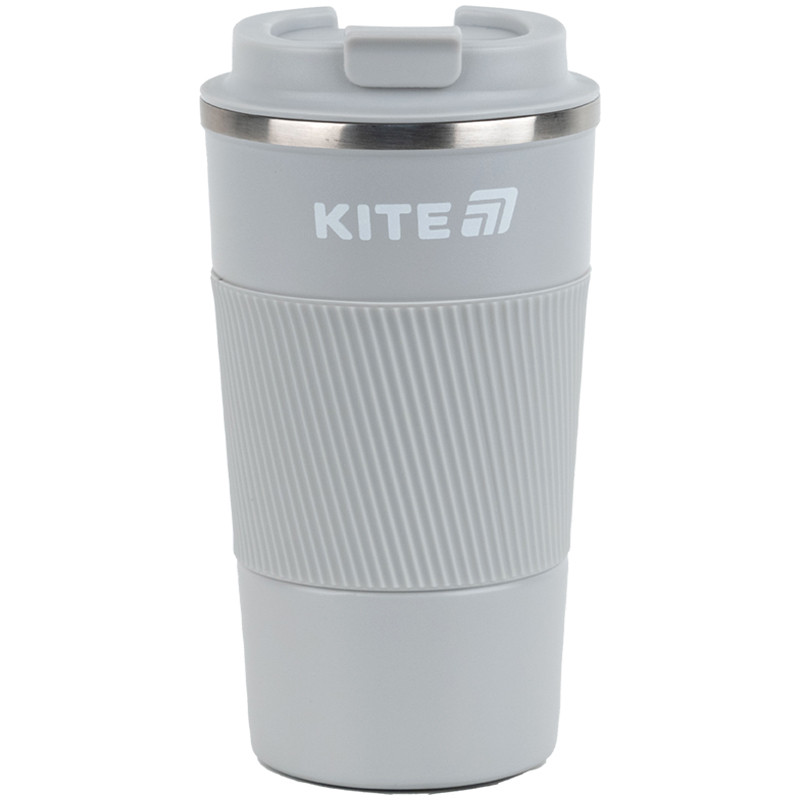 Термокружка Kite K25-458-1, 510 мл, сіра, фото 1