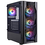 Корпус 1stPlayer D4-BK-4F1 Black без БЖ, фото 10