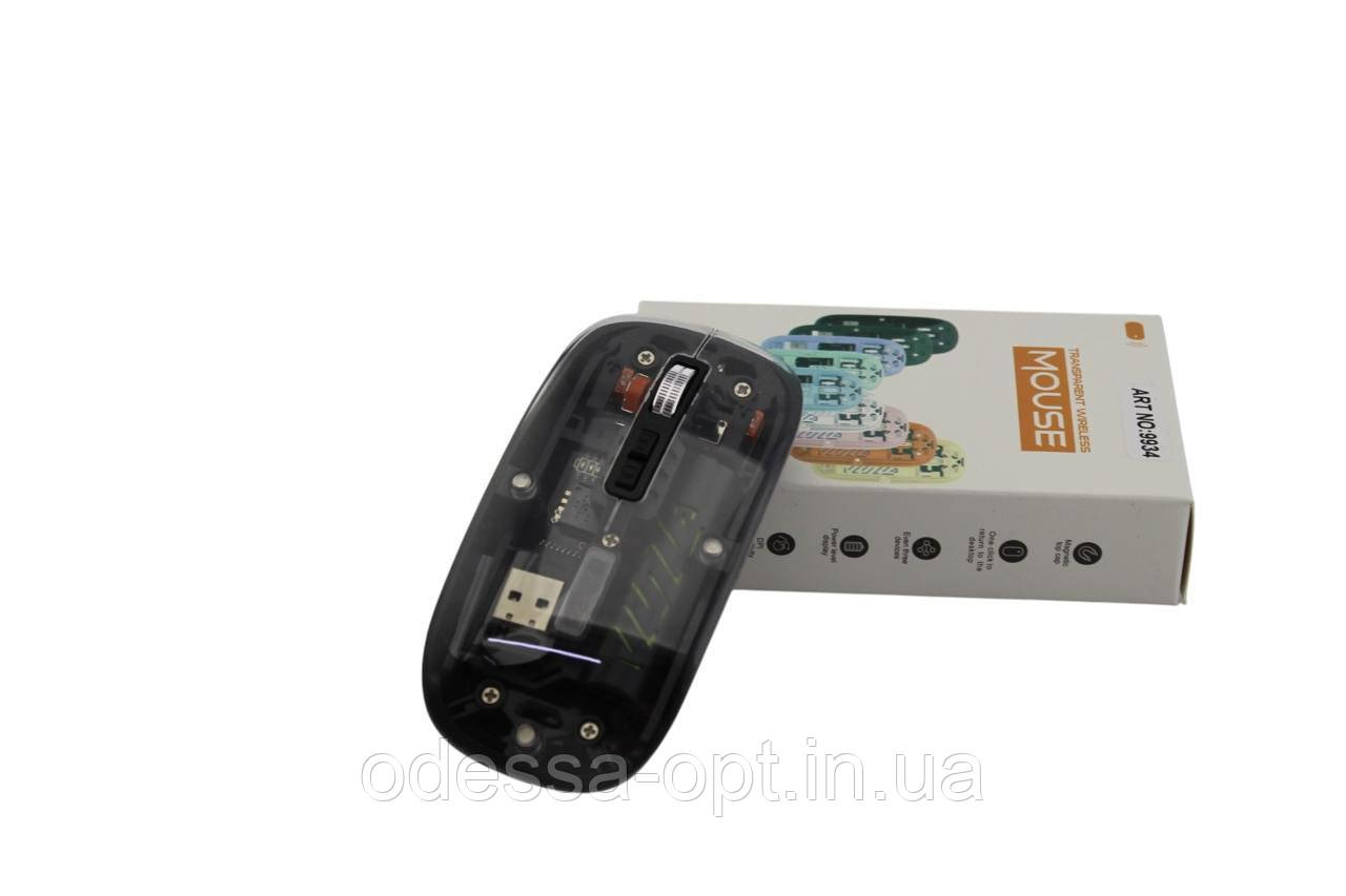 Бездротова мишка в прозорому корпусі, акумуляторна з Bluetooth 501