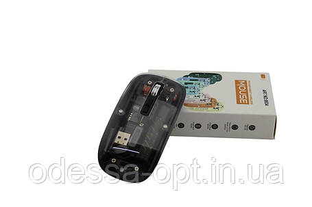 Бездротова мишка в прозорому корпусі, акумуляторна з Bluetooth 501, фото 1