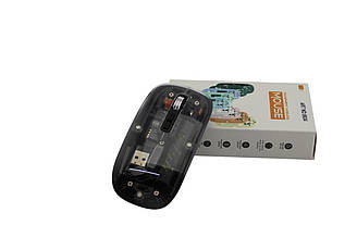 Бездротова мишка в прозорому корпусі, акумуляторна з Bluetooth 501