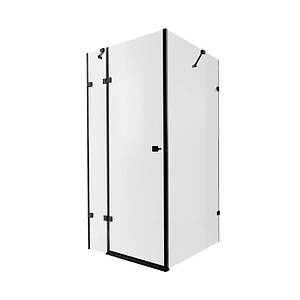 Душова кабіна Qtap Capricorn BLA1099SC6 90x90 см, скло Clear 6 мм, покриття CalcLess без піддона