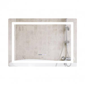 Дзеркало Qtap Mideya 1000х700 з LED-підсвіткою Touch, з антизапотіванням, димером, регітністю