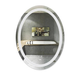 Дзеркало Lidz Vida 700х500 з LED-підсвіткою Touch, з антизапотіванням, з димером, рег. яскравості LD78LF5070