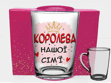 Чашка 320мл New morning Королева в подар.уп. ТМ FARGLASS FG