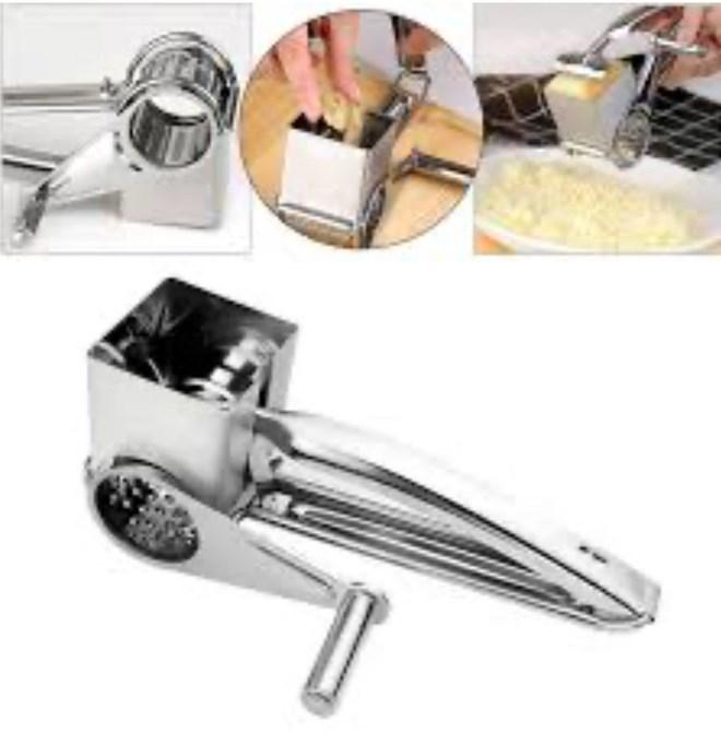 Тертка для сиру Empire механічна 19,5х8,5 см неіржавка сталь (3304 EM), фото 1