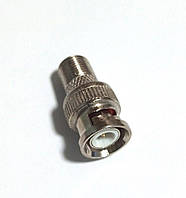 Перехідник BNC-male (штир) – F-female (гніздо)