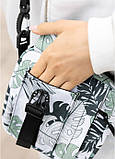 Жіноча сумка месенджер Sambag принт "Leaves", фото 7