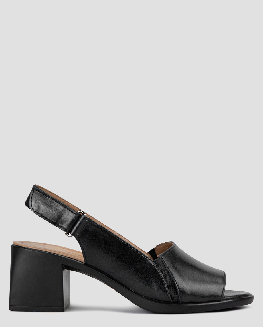 Босоніжки жіночі чорні натуральна шкіра Україна ALROMARO — розмір 36 (23 см) (модель: ALR2059-85KBlack), фото 1