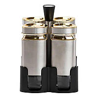 Набір для спецій 4 ємності по 120 мл на підставці HP1324