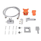 Набор для гигиенического душа Qtap Inspai-Varius прямоугольный QTINSVARCRMV00440201 Chrome, фото 6