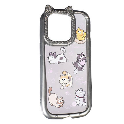Силіконовий чохол Cute Case для Apple iPhone 14 Pro Sweet Cat, фото 1