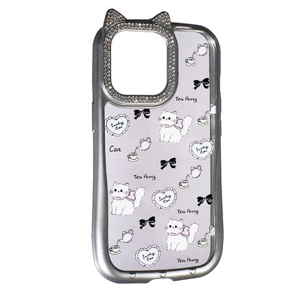 Силіконовий чохол Cute Case для Apple iPhone 14 Pro Tea Party, фото 1