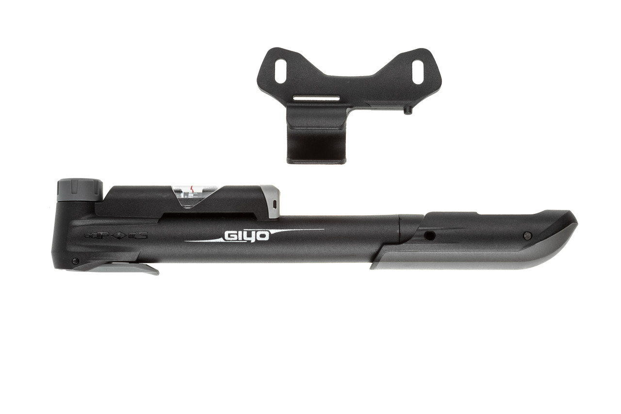 Насос компактний Giyo GP-43CP, пластик, манометр, розумна голівка, 24см, 120psi/8,3bar