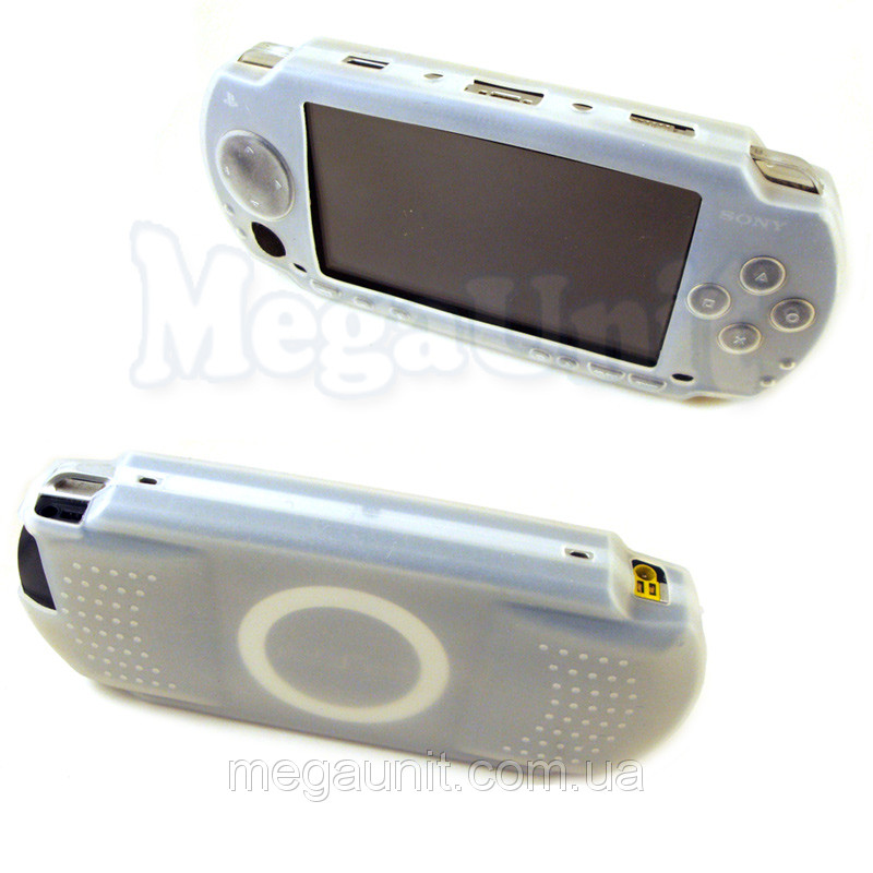 Силіконовий чохол для Sony PSP 1000 Fat білий