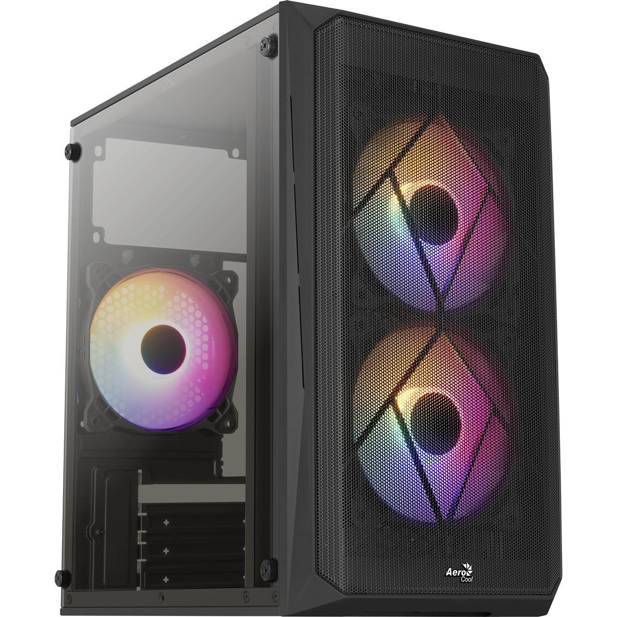 Корпус AeroCool CS-107-A-BK-v2 (ACCX-PC14002.11) Black 600W, фото 1