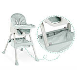 Стільчик для годування зі столиком Ricokids Milo зелений, фото 8