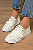 Кросівки жіночі білого кольору на ліпучці 178270T Безкоштовна доставка, фото 2