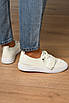 Кросівки жіночі білого кольору на ліпучці 178270T Безкоштовна доставка, фото 3