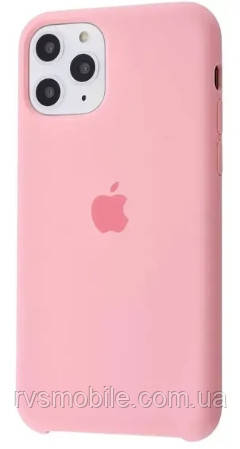 Чохол для iPhone 11 Pro Max — Силіконовий із мікрофіброю, Light Pink (6), фото 1