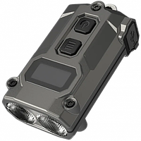 Ліхтар брелок Nitecore TINI 3 2xNiteLab UHE LED 600 лм USB-C (5 режимів) Сірий