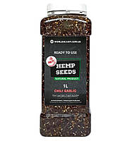 Конопля для риболовлі готова Hemp seed Chili Garlic 1л