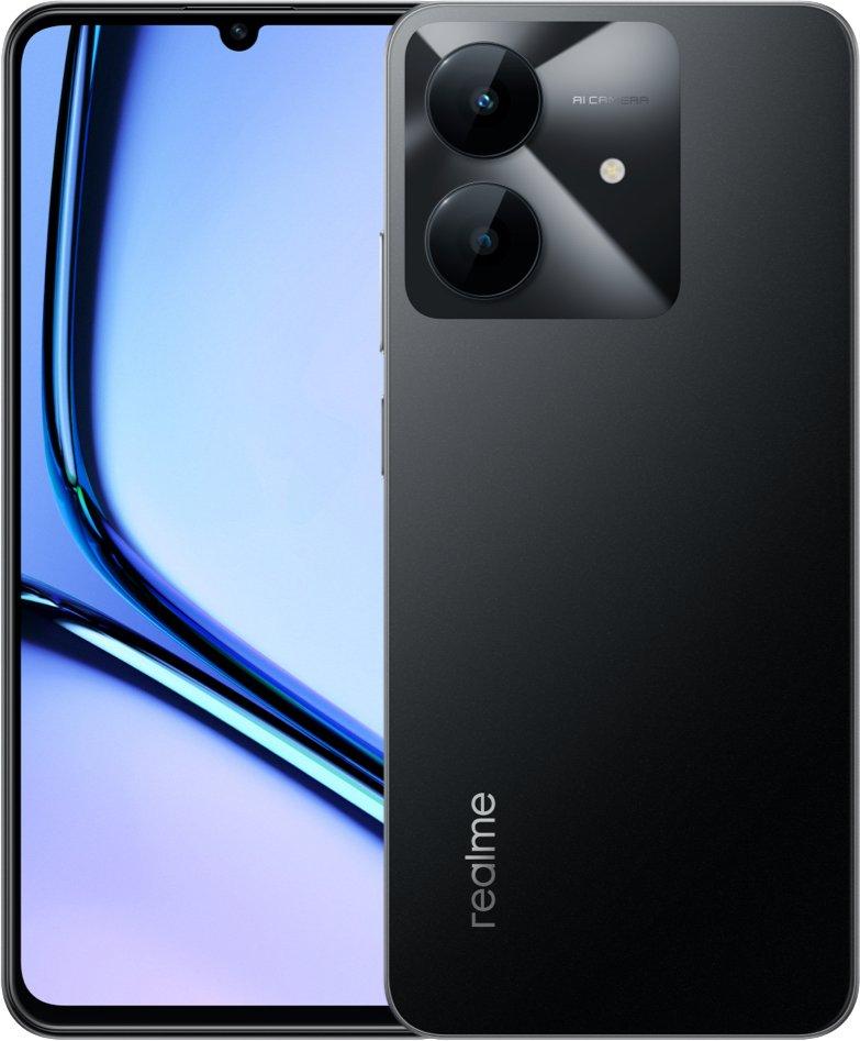 Смартфон Realme Note 60x 3 / 64 GB Marble Black (чорний)