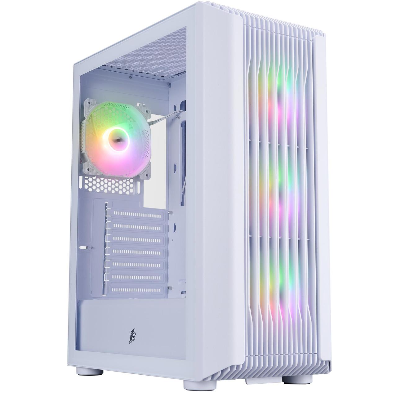 Корпус 1stPlayer H6-WH-4F7-W White без БЖ, фото 1